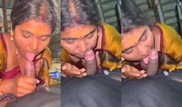 Desi Telugu Bhabhi Blowjob